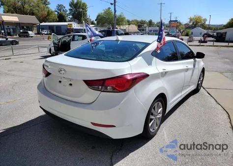 2014 Hyundai Elantra Se from USA, damaged, VIN 5NPDH4AE8EH476177